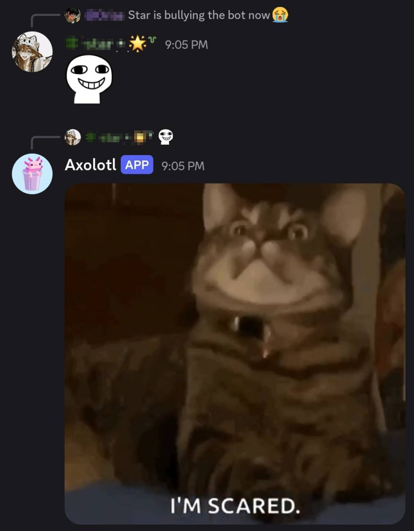 I even gave it the ability to reply with GIFs